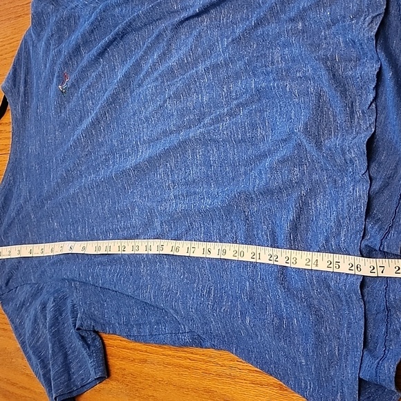 Greg Norman Collection Heather Blue Short Sleeve Tee - Picture 6 of 10